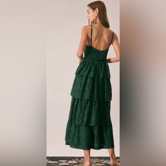 Sweetheart spaghetti strap lace maxi dress - Picture 5 of 14